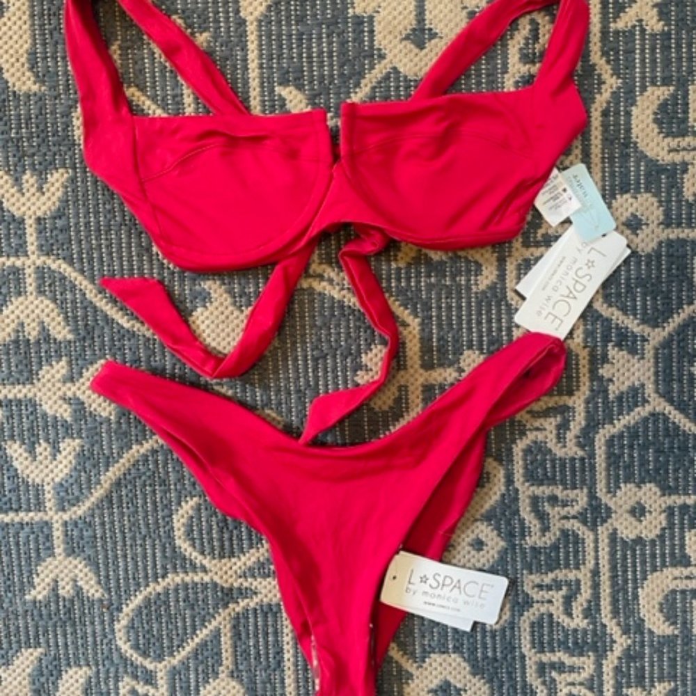 Brand New L-Space Red Bikini